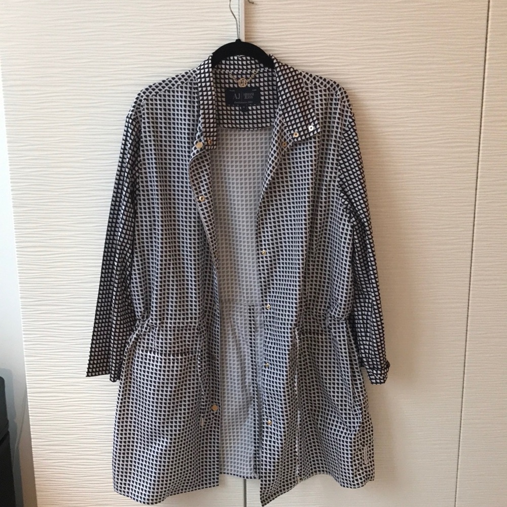 Brand new Armani Jeans rain coat.